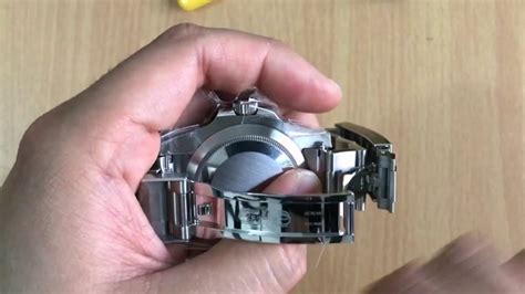 removing Rolex bracelet from strap